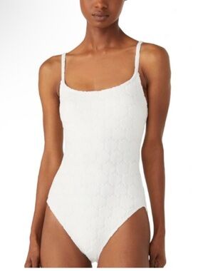 Kate Spade Shell Design One-Piece Swimsuit